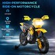 image 4 of HOMCOM 6V Kids Child Electric Motorbike Ride on Motorcycle for 3-6 Years | Yellow | Yellow