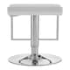 image 4 of Interiors by Premier Lago White Gas Lift Stool
