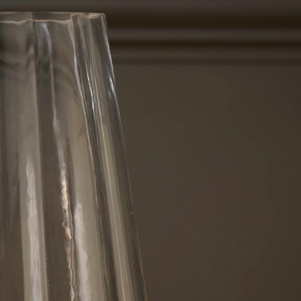 image 1 of BHS Tulip Glass Vase, Clear