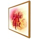 image 4 of Boho chic lettering on beautiful watercolour (Picture Frame) Black | XL