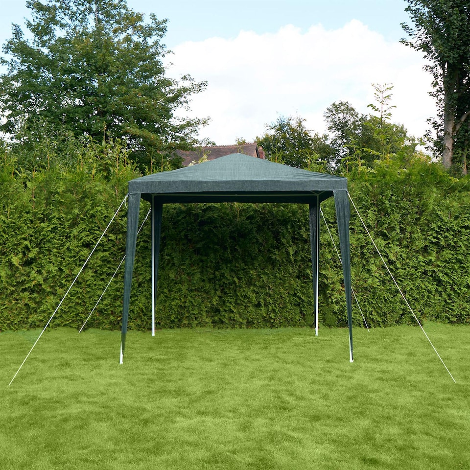 image 1 of OHS Garden Gazebo Outdoor Party Tent Canopy PE Awning Marquee Waterproof - Small | Green