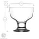 image 3 of LAV Destina Glass Ice Cream Bowls - 285ml - Pack of 6 | Clear | Clear