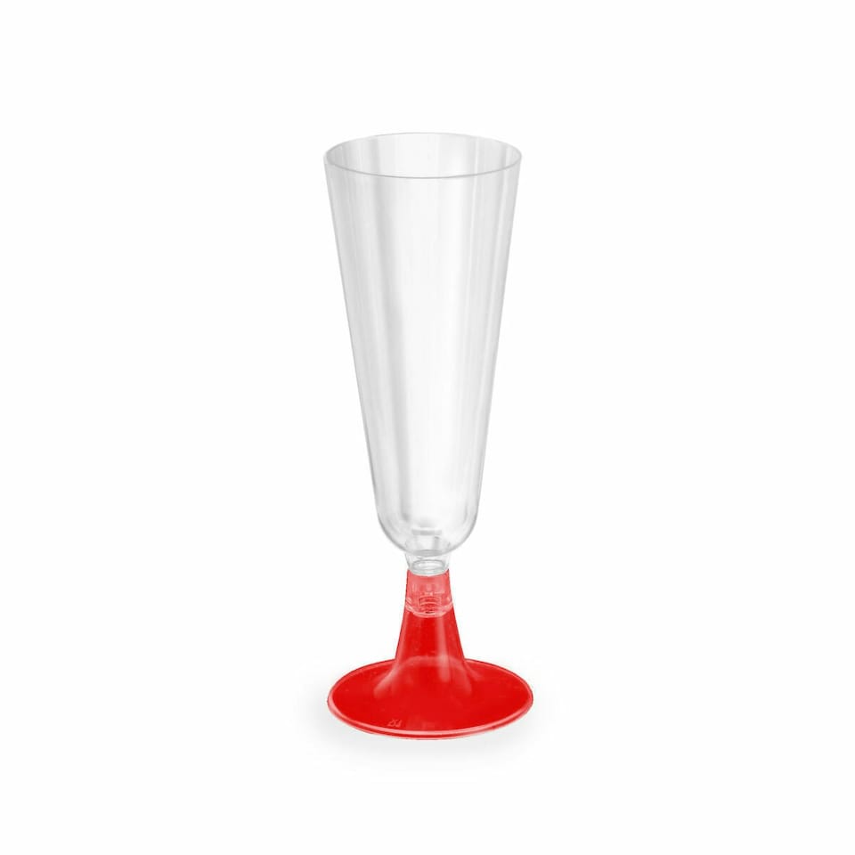 image 1 of Reusable cava glasses Algon Red 24 Units 150 ml (4 Pieces) N/A