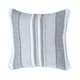 image 1 of Homescapes Cotton Striped Monochrome Cushion Cover Morocco - 60 x 60 cm | Grey | Monochrome | 60 x 60 cm