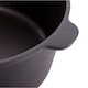 image 4 of 4L Cast Iron Non Stick Dutch Oven Casserole Dish Camping Cooker | Black