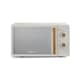 image 1 of GEEPAS 20L Microwave Oven 700W | NordiQ Design Cream