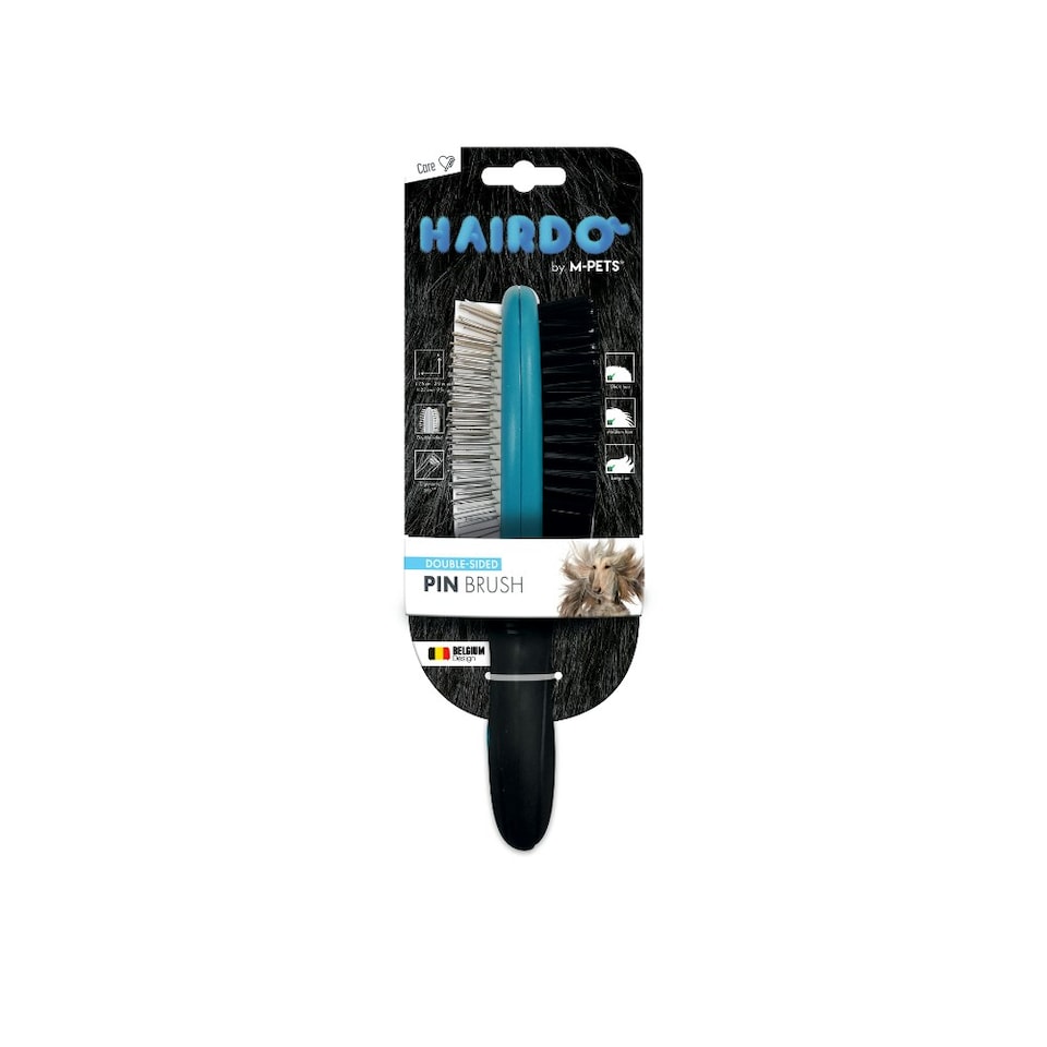 image 1 of M-PETS Hairdo Double-Sided Pin Brush