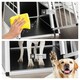 image 5 of Aluminium Pet Car Crate Travel Cage Dog Puppy Cat Transport Kennel 2 sizes - 90x65x69.5cm