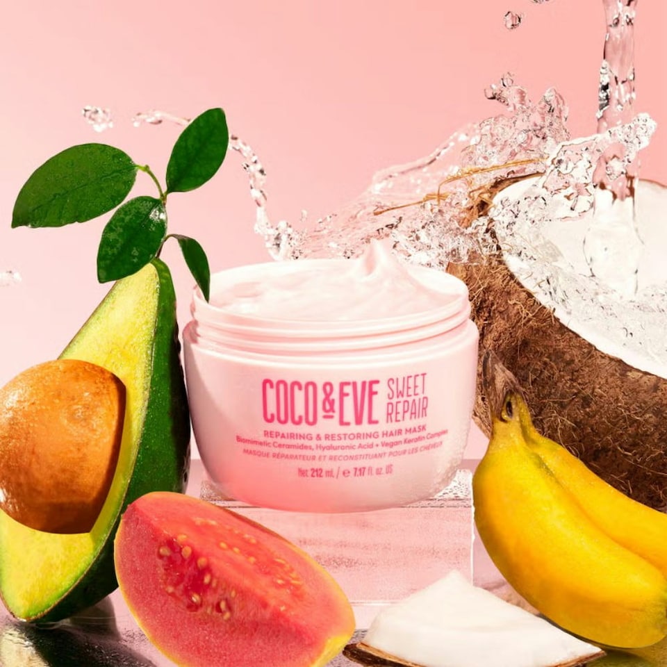 image 1 of Coco & Eve Sweet Repair Repairing & Restoring Hair Mask 212ml