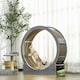 image 2 of PawHut Cat Treadmill with Brake, Scratching Pads for Indoor Cats, Grey