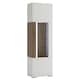 image 1 of Toronto Tall Narrow Glazed Display Cabinet with Internal Shelves (inc. Plexi Lighting)