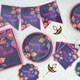 image 3 of Happy Diwali Banner - Purple & Pink