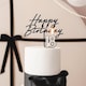 image 2 of Black & White 18th Birthday Elegant Milestone Candle 5.5cm | Black