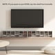 image 9 of HOMCOM Set of 2 CD Storage Units with Adjustable Shelves Cement Grey