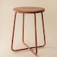 image 5 of COSMIC Multi Functional Stool, , Small Side Table, Brown, Geyser Collection