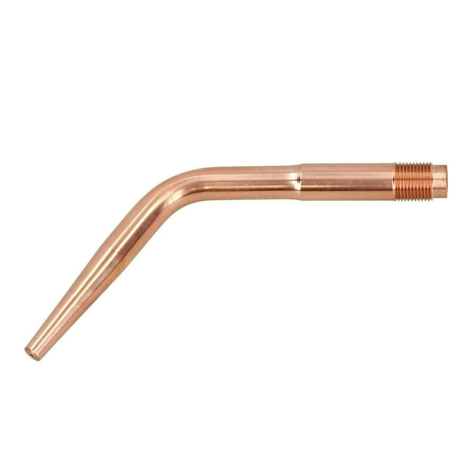 image 1 of Type 5 Swaged Welding Brazing Nozzle No.3 Tip 2.0mm Oxy Acetylene 2 Pack
