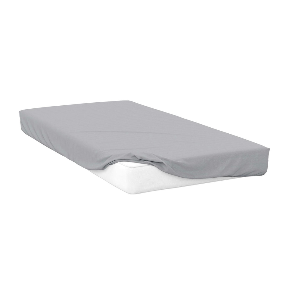 image 1 of Belledorm 400 Thread Count Egyptian Cotton Extra Deep Fitted Sheet - Platinum - Single