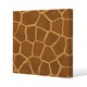 image 1 of Giraffe Print (Canvas Print) 101 x 101 x 4cm