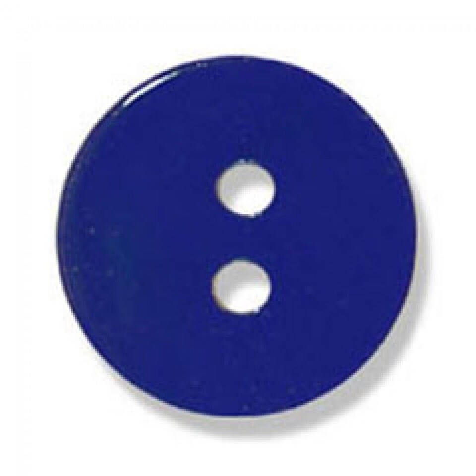 Trimits Navy Round Dyed Agoya Shell Buttons for Dressmaking - 18mm - per value pack of 50