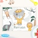 image 2 of Personalised Tiny Tatty Teddy Jungle Animals Placemat