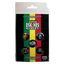 Bob Marley Button Badge Pack: One Love - Accessories N/A
