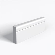 Pack of 15 (Total 15 Units) - MDF Moisture Resistant Primed Pencil Round and Drip & Rebate - 25mm (T) x 58mm (H) x 4200mm (L)