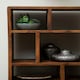 image 3 of Interiors by Premier Sheesham Wood Shelf Unit Brown
