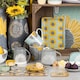 image 6 of English Tableware Company Artisan Flower Floral Mug-Blue with Yellow Flower
