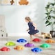 image 2 of AIYAPLAY 9PCs Kids Stepping Stones, Turtle-Shaped Stackable Balance Stones
