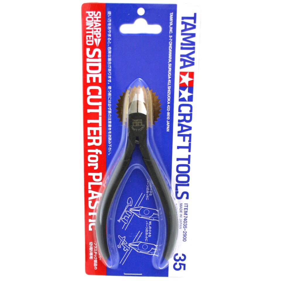 image 1 of Tamiya Sharp Pointed Side Cutters for Plastic Model Building