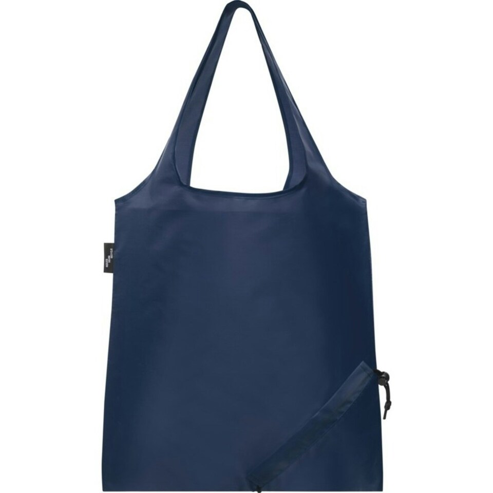 image 1 of Bullet Sabia Recycled Packaway Tote Bag - Navy - One Size Blue