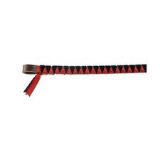 ShowQuest Hexham Brow Band - Navy/Red - Full