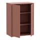 image 5 of Alice Springs Tall 2 Door Cupboard with Push-to-Open Doors in Terracotta