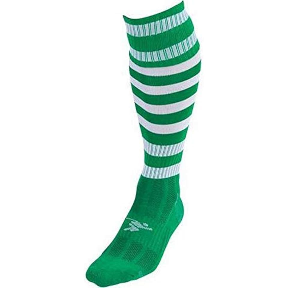 image 1 of Precision Training Hooped Pro Football Socks Navy/Red Boys
