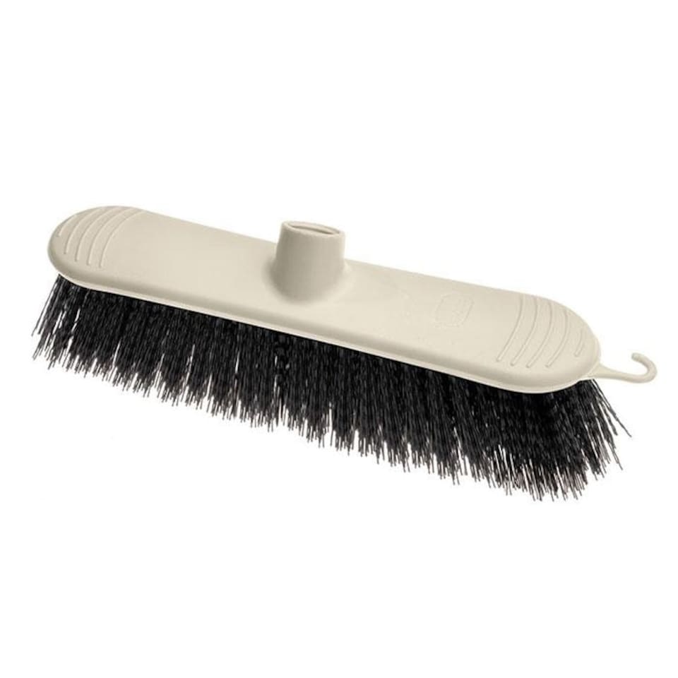 Addis Plastic Broom Head Soft Bristle Linen Beige - One Colour - One Size