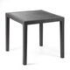 image 4 of Plastic Anthracite Garden Table Chair Set | Black | 3