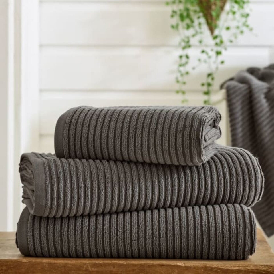 image 1 of Sereno Soft Textured With Zero Twist Cotton Towel