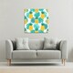 image 2 of Pineapples (Canvas Print) 61 x 61 x 4cm