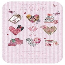 Wife Anniversary Nice Verse Quality Greetings Card