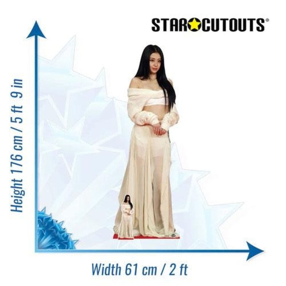 image 1 of Huh Yun-jin Lifesize Cardboard Cutout 176cm