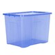 image 4 of Wham Crystal 4 x 80L Stackable Plastic Storage Boxes with Lids