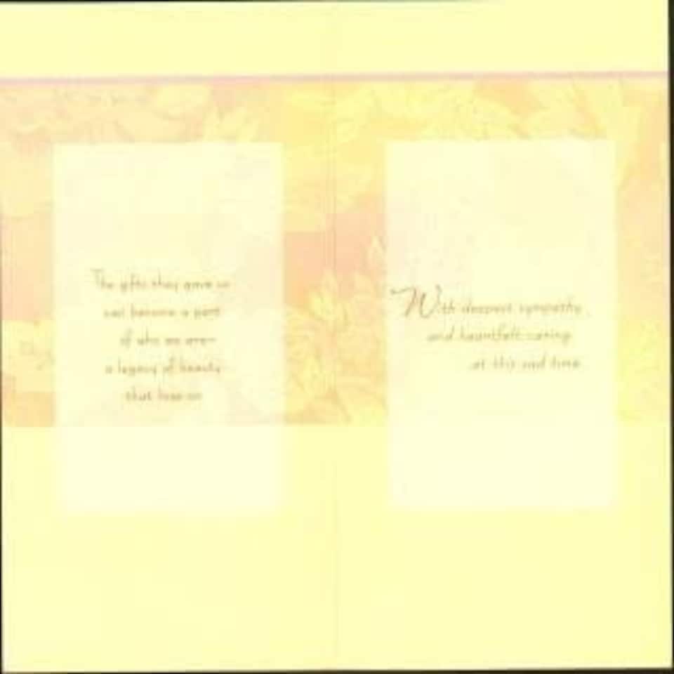 image 1 of Loss of your Grandmother Sympathy Greeting Card