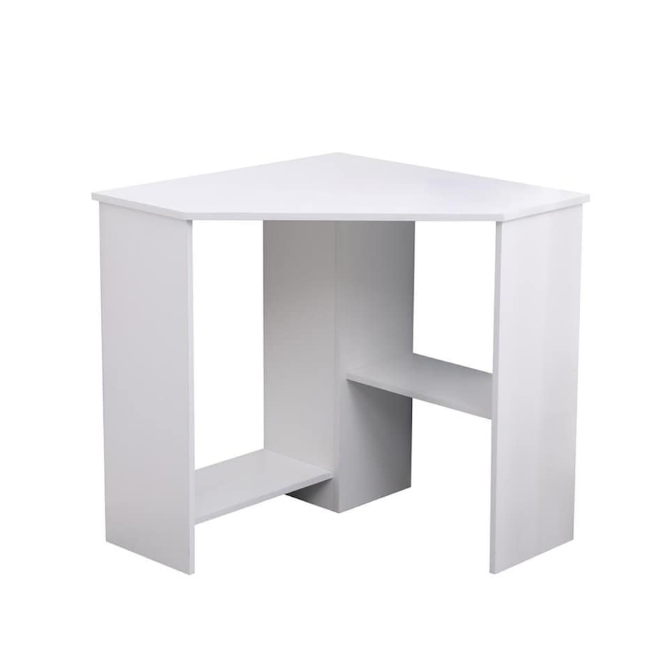 image 1 of Computer Desk PC Laptop Table Corner Home Office Study Gaming | White