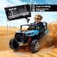 image 5 of AIYAPLAY 24V Electric Ride on Car, 2-Seater Electric Car for Kids with Remote Control, Light, Bluetooth, Soft Start, Suspension Spring, 2 Motors Children Ride on Toy UTV Truck | Blue