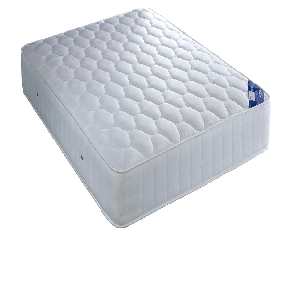 image 1 of Dawson White Wooden Ottoman Bed And Neptune Spring Mattress Double N/A