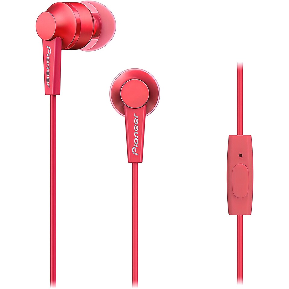 image 1 of Pioneer SE-C3T In Ear Headphones  in Red