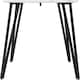 image 5 of Marlow Dining Set with Sheldon Chairs White | White Marble/Grey Boucle