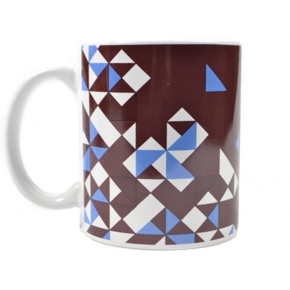 image 1 of West Ham United FC Particle Mug - Claret Red/White - One Size