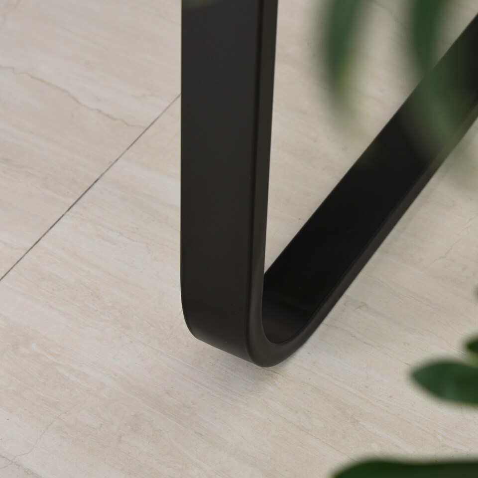 image 1 of HOMCOM Computer Table, Writing Desk with Steel Frame and Wood Top, Industrial Home Study Table, 115 x 58 x 74.5cm, Rustic Brown and Black