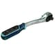 image 3 of Extra Fine 90 Teeth Professional Ratchet 3/8" Drive Quick Release Socket Soft Grip
